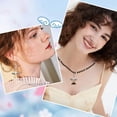thumbnail image 5 of 64pcs Angel Wing Charm Guardian Angel Pendant Fairy Dangle Charms with Lobster Claps Colorful Pearl Flower Beads for Earring Necklace Bracelet Key Chain Making, 5 of 7