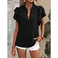 thumbnail image 6 of Womens Summer Tops Black S, 6 of 7