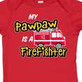 thumbnail image 4 of Inktastic My Pawpaw is a Firefighter with Fire Truck Boys or Girls Baby Bodysuit, 4 of 5
