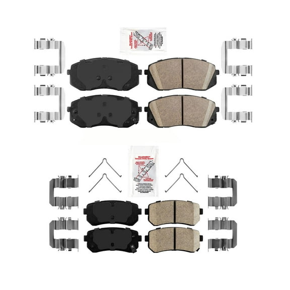 AmeriPRO Ceramic Brake Pads For 2016-2019 Kia Optima 2.4 Manual parking brake