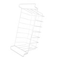 thumbnail image 1 of BRIGHTFUFU Wire Kitchen Basket Wire Freezer Storage Basket White Food Preservation 1Set, 1 of 8