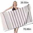 thumbnail image 3 of Utoimkio Microfiber Oversized Beach Towel 70.8"x39.5" Extra Large Thin Lightweight Sand Free Soft Bath Towels Travel Swim Yoga Gym Camping for Adults Women Men Beach Essentials Gift, 3 of 9
