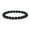 1 Pcs Lava Stone Bracelet, variant on Men 8mm Black Obsidian Healing Bracelet-Rainbow Eye Grounding Meditation Bangle-3 Pcs Obsidian Bracelets