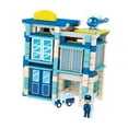 thumbnail image 2 of BELOVING Wooden House DIY Building Blocks Set Engineering Learning Toy Police Station, 2 of 9