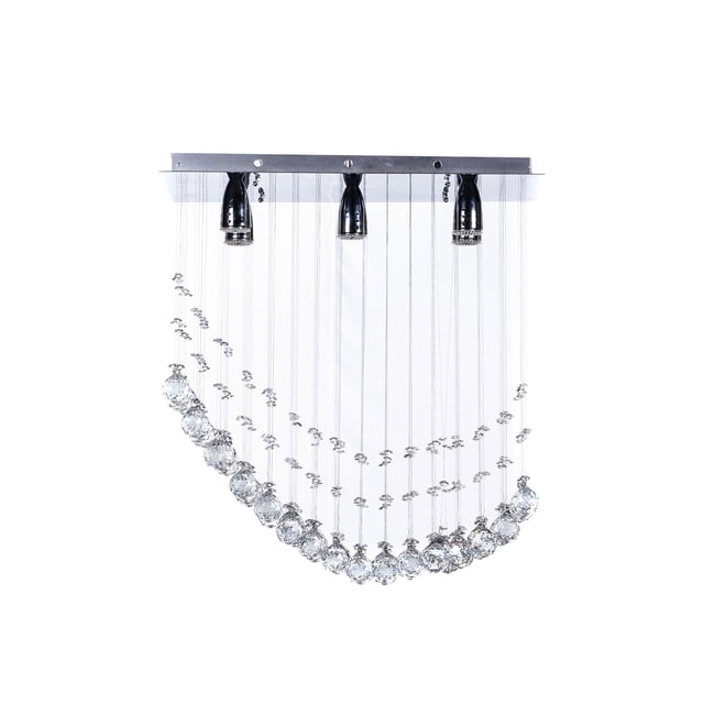 Candil de Cristal Cortado Gamalux Williams Krystal Luna 5 Luces