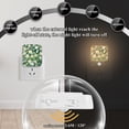 thumbnail image 5 of Green Stones and Daisy Floral 2 Pack LED Motion Sensor Night Light Plug into Wall Auto Dusk to Dawn Adjustable Brightness for Kids Bedroom Hallway Nursery Room, 5 of 7