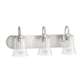 thumbnail image 4 of 50403-BNK Craftmade Lighting Gwyneth 3 Light Traditional/Modern & Contemporary Bath Vanity in Traditional Style - 24 inches wide by 9.5 inches, 4 of 4