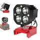 thumbnail image 1 of LED Work Light for Milwaukee M18 18V Battery, 40W 6000LM Flashlight, 1 of 4