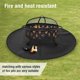 thumbnail image 3 of Metera De Fuego De Fuego De 24 Redes, Alfombra De Parrilla De Doble Cara Con Silicona Antideslizante Para La Barbacoa Al Aire Libre Para Acampar La Alfombrilla De, 3 of 7