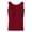 Red, variant on Women's V Neck Bodysuit with Built In Bra, Seamless Support Tank Top, Strapless Sleeveless Cami with Removable Pads for Everyday Wear, Backless Dress and Summer Outfits-Beige