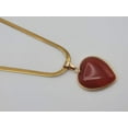 thumbnail image 5 of Genuine Natural Carnelian Crystal Choker Necklace Gold Tone Carnelian Healing Crystal, 5 of 6