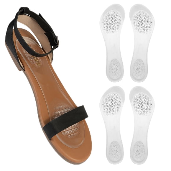Insertos de tacón alto de gel AUTPRO para mujeres de 5 a 7,5 tallas 2 pares
