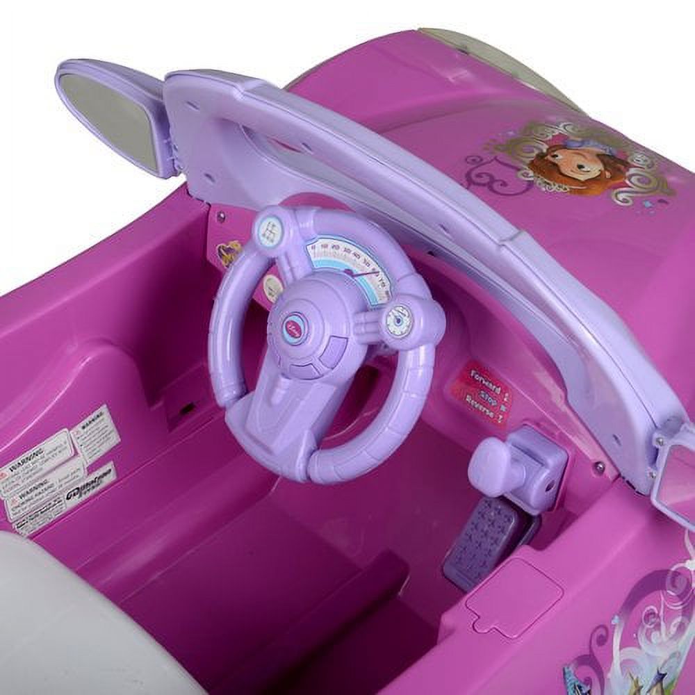 Disney Sofia the First Convertible Car 6-Volt Battery-Powered Ride-On - image 5 of 6