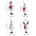 thumbnail image 3 of De Felpa Muñeco De Peluche De Navidad Colgante Colgante Papá Noel Muñeco De Nieve Ángel Colgante Regalos De Navidad Para Familiares Y Amigos Inevent HA044545-02, 3 of 6