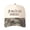 Beige camouflage, variant on Gothic font I COULD BE A MEANER Letter Embroidered Color Block Trucker Hat Unisex Adjustable Cotton Breathable Fashion Cap for Travel Daily Wear
