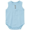 thumbnail image 2 of Fozruso Baby Boys Bodysuits Summer Sleeveless Romper Jumpsuit For Infants 3 24 Months Soft Breathable Casual Outfit Cute Boys Rompers Sizes 3-6 Months, 2 of 4