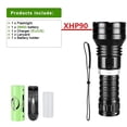 thumbnail image 1 of Professional Diving Flashlight XHP90 Powerful Underwater Lamp IPX8 Waterproof LED Torch High Power Flashlight Scuba Diving Light, 1 of 7