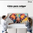thumbnail image 2 of Cuadro Decorativo Canvas Canvas Revolution Elefante Marfil 140x70, 2 of 4
