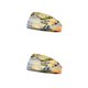 thumbnail image 4 of Diadema de ganchillo sweethay Estiramiento Deportes Banda para la cabeza Elástico Tie-dye 2piezas, 4 of 6