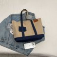 thumbnail image 4 of Bolsos de lona para mujer, bolso de hombro vaquero de gran capacidad, bolso diario de retales Vintage, 4 of 9