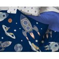 thumbnail image 5 of Saturday Park Outer Space 100% Organic Cotton Bed Set, 5 of 9