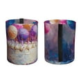 thumbnail image 2 of Naloa Colorful Balloon Cake Celebration Car Trash Can Garbage Car Accessories Trash Can Car Waste Bin for for Driver and Passenger Any Vehicle, 2 of 7