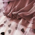thumbnail image 4 of OAVQHLG3B Fashion Womens Tulle Tutu Skirts Long Vintage Love Heart Printed High Waist Mesh Pleated A-Line Flowy Swing Skirt, 4 of 6