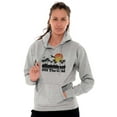 thumbnail image 3 of Off Grid Tropical Paradise Vacation Unisex Plus Fleece Graphic Hoodie Brisco Brands 4X, 3 of 5