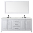 thumbnail image 6 of Wyndham Collection Wcv252580d-Qtz-Us3m70 Daria 80" Free Standing Double Basin Vanity Set -, 6 of 7