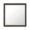 thumbnail image 3 of Benjara Annu 43 x 43 Dresser Mirror, Transitional, Square Walnut Brown Wood Frame, 3 of 5