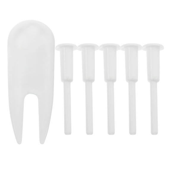 Yoga Ball Plug Replacement Kit 6 Piece Set Includes 1 Air Puller and 5 Long Plugs for Yoga