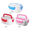 thumbnail image 3 of 110V Electric Heating Lunch Box for Home Car Food Heater Rice Container Blue US plug, 3 of 6