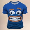 thumbnail image 3 of Funny T Shirts for Men Trendy Breathable Crew Streetwear Tees Clothes 4xl Athletic Fit Plain & Logo Basic T-Shirt for Men, 3 of 4