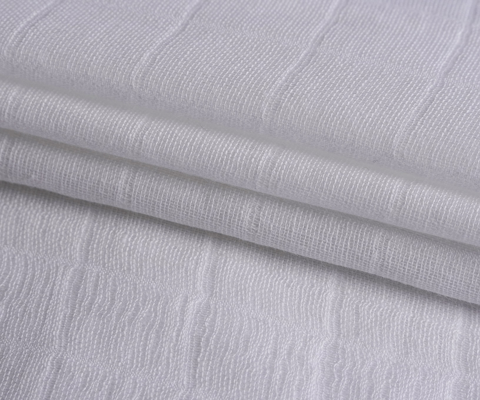 Soimoi White 100% Cotton Muslin Fabric - 46 Inch Wide x 5 Yards | Lightweight, Sheer & Versatile Material for Quilting, Draping, Mockups & Crafts