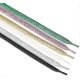 thumbnail image 4 of ZHAOCHENG 2 pares de cordones con purpurina, cordones planos color plata, 4 of 5