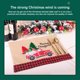 thumbnail image 5 of Kearding Cubiertas de comedor Mantel Decoración de Navidad Accesorios para el hogar Servicio de comida Conveniencia Accesorios para festivales 43*33cm, 5 of 6