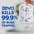 thumbnail image 6 of Zevo Flying Insect Indoor Fly Trap Full Size: Easy, Mess-Free Solution - Light Trap Catches & Kills House Flies, Fruit Flies, Gnats, & More (2 Plug in Devices & 2 Cartridges), 6 of 12