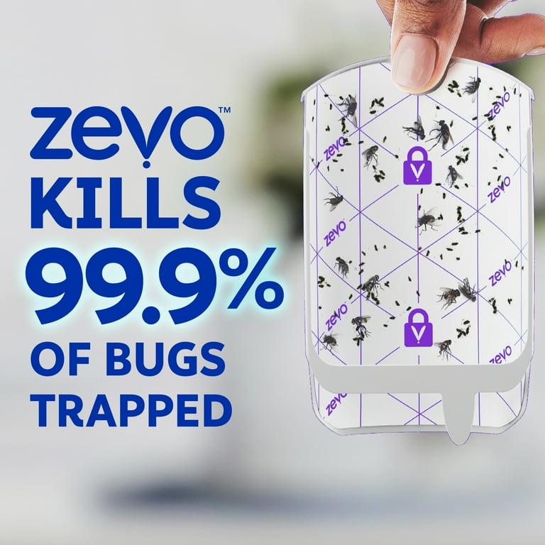 Zevo Indoor Flying Insect, House Bug and Fruit Gnat Fly Trap