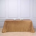 thumbnail image 2 of Efavormart 90x156" Wholesale Rectangle Table Cover Premium Sparkly SEQUIN Tablecloth For Banquet Wedding Party -Gold, 2 of 11
