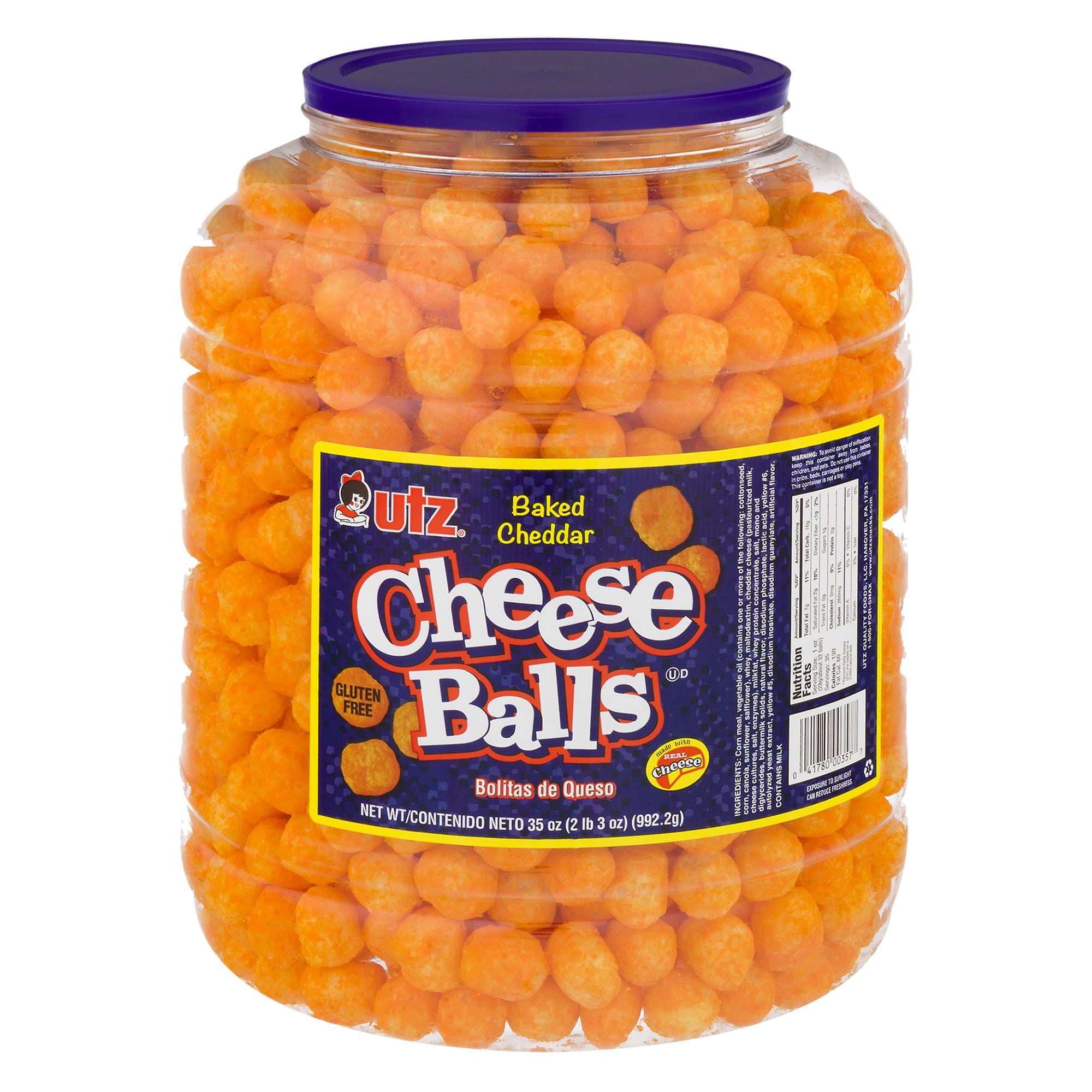 Product of UTZ Cheese Snack Chips Balls 35 Ounces.