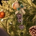 thumbnail image 6 of yulier Christmas Decorative Bells, 3 Pieces Vintage Metal Bells on Hanging Rope, Christmas Decorations Bell Ornaments Christmas Tree Wreath Door Wall Decor, 6 of 6