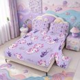 thumbnail image 2 of Manfei Underwater Animal Axolotl Queen Sheets,Cute Salamander Pattern Queen Sheet Sets,4 Pieces,1 Flat Sheet,1 Fitted Sheet and 2 Pillowcases, 2 of 6