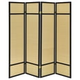 thumbnail image 4 of Pearce 4-panel Bamboo Room Divider Folding Screen Natural, 4 of 7