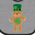 thumbnail image 4 of Inktastic St Patricks Day Irish Teddy Bear Shamrock Boys or Girls Baby Bib, 4 of 4