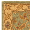 thumbnail image 3 of SAFAVIEH Antiquity Beaufort Traditional Floral Wool Area Rug, Teal/Beige, 2' x 3', 3 of 5