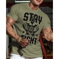 thumbnail image 2 of Gymish Stay In Fight Men’s Workout T-Shirt – Funny Lifting Gym Tee, Athletic Fitness Shirt for Men, 2 of 6