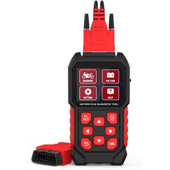 FXTUL M4 EU Motorcycle Diagnostic Tool OBDII Code Reader for Kawasaki, Yamaha, Honda, Suzuki, Vespa, KTM