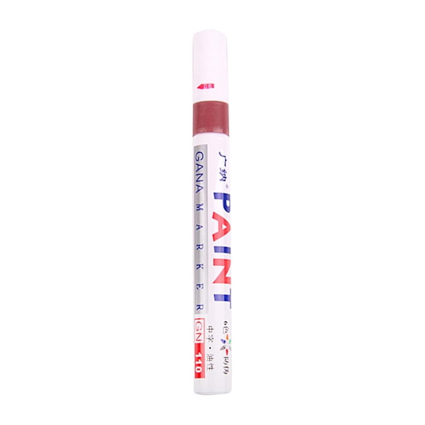 Juego de Rotuladores de Pintura Al Óleo de 12 Colores - Punta Fina de 15 Ml (2,2-2,8 Mm) para Metal, Madera y Proyectos de Bricolaje - Incluye Rojo, Negro, Azul, Amarillo y Más - Longitud de 145 Mm -