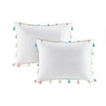 thumbnail image 3 of Pemberly Row Tassel Comforter Set with Heart Shaped Throw Pillow in White, 3 of 10