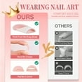 thumbnail image 3 of RAGUPEL 24Pcs Glue on Nails for Women,Gradient Flowers Nail Tips Short,Glossy Design Nails Press On,Stick on Nails for Women for Daily Life,Dating and Gatherings,Style2, 3 of 7